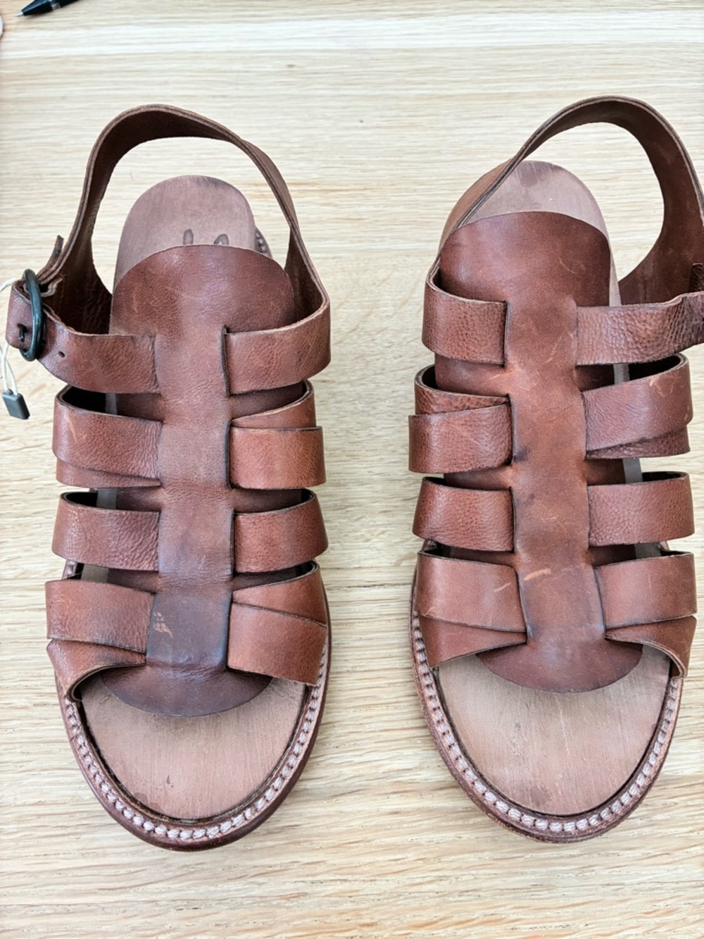 NIB Pep Monjo fisherman sandals 38.5